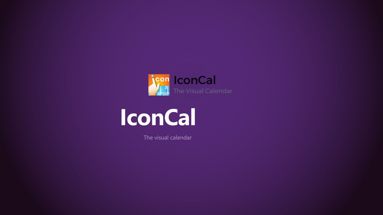 IconCal — visual calendar with icons